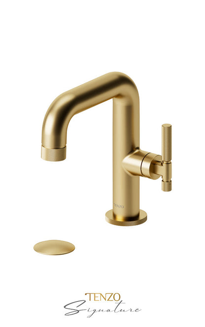 TENZO BE10-F-P Single Hole Lavatory Faucet With (Overflow) Drain Bellacio-F