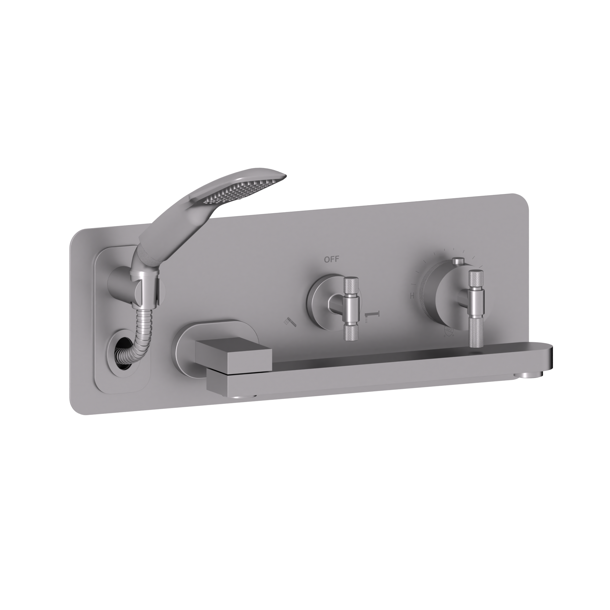 TENZO BET74-F Wall Mount Tub Faucet With Swivel Spout Bellacio-F