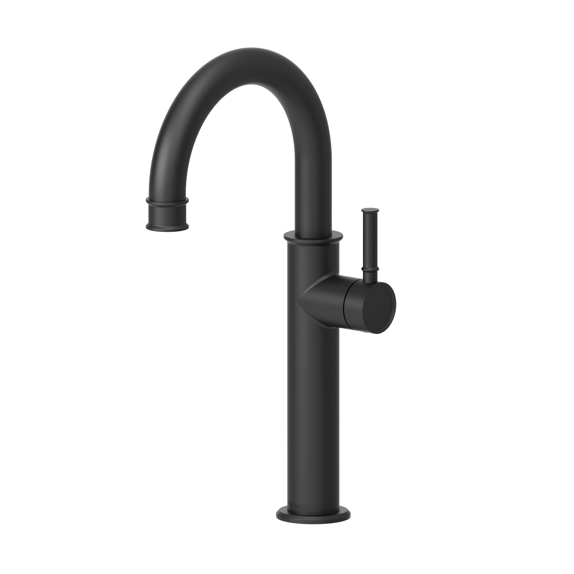 TENZO ALY12-P Alyss Single Hole Tall Lavatory Faucet With (Overflow) Drain