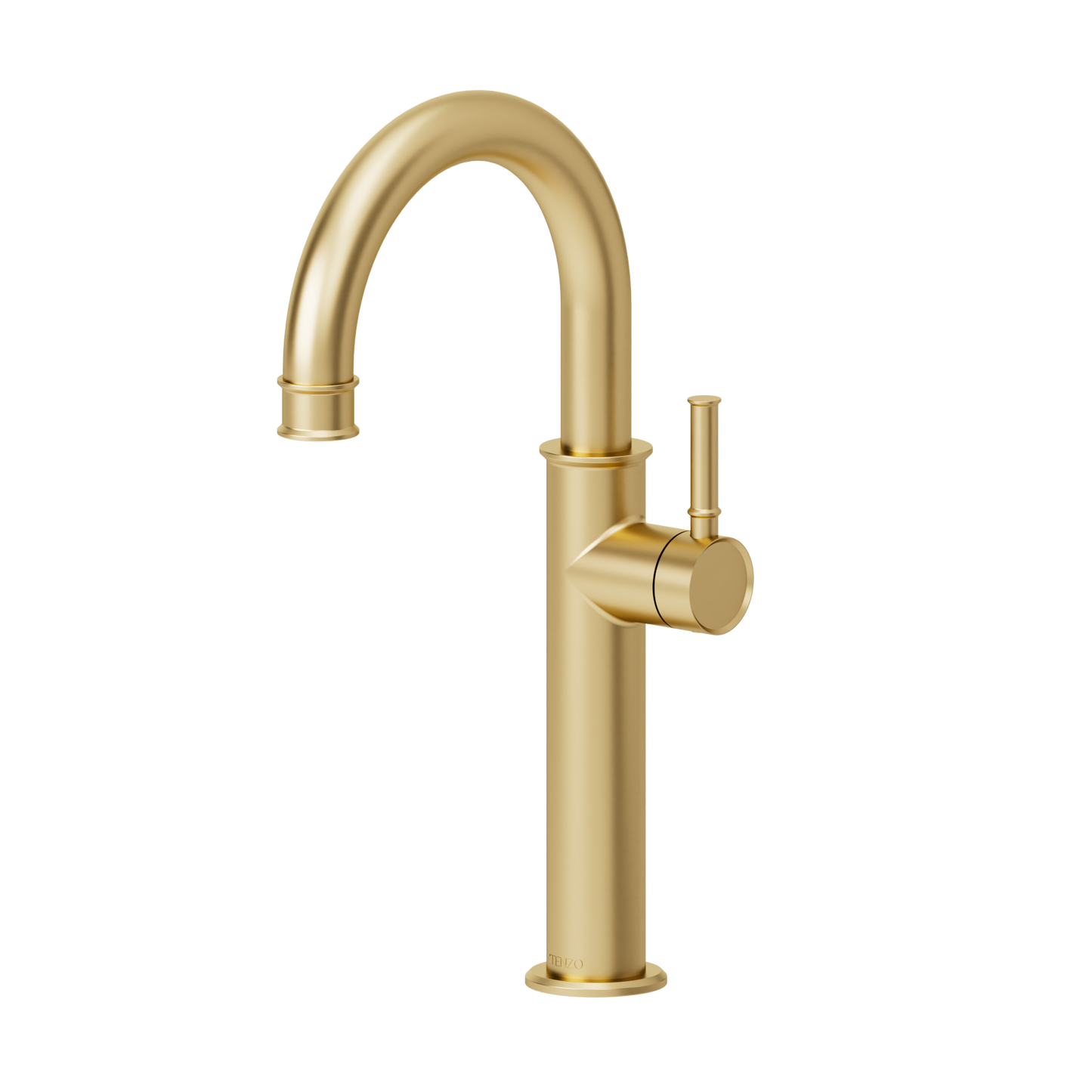 TENZO ALY12-W Alyss Single Hole Tall Lavatory Faucet With (W/O Overflow) Drain