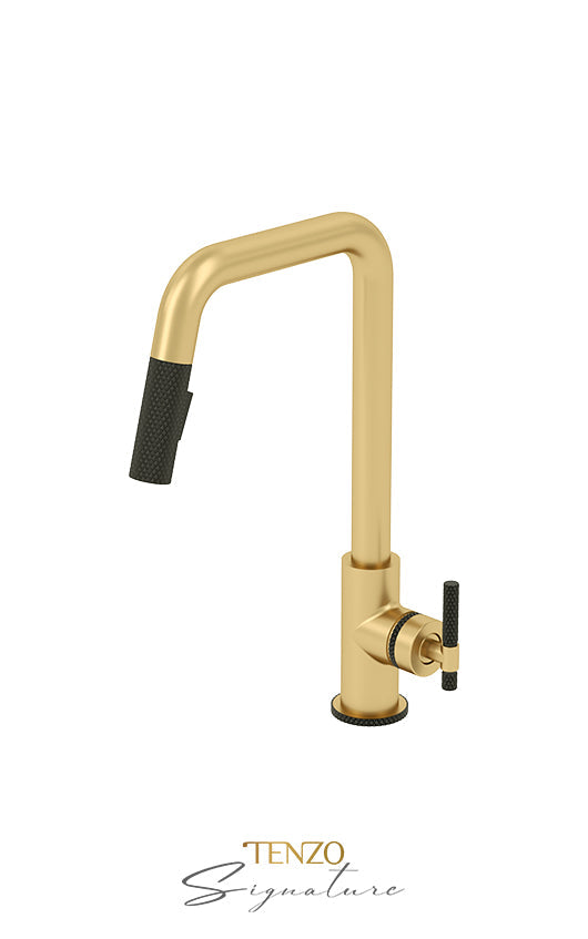 TENZO BE131-C Single-Handle Kitchen Faucet Bellacio With Pull-Down & 2-Function Hand Shower