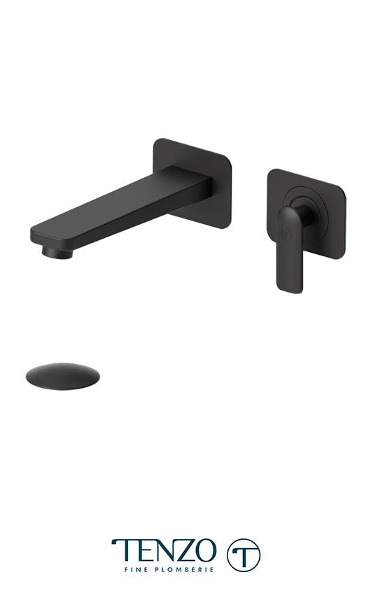 TENZO DE14-P Wall Mount Lavatory Faucet Delano With (Overflow) Drain