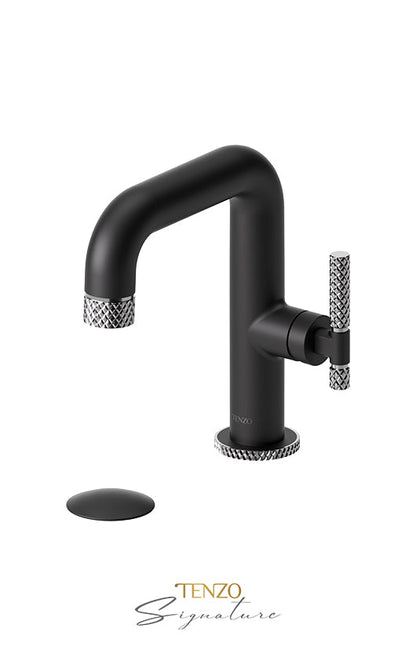 TENZO BE10-C-W Single Hole Lavatory Faucet With (W/O Overflow) Drain Bellacio-C