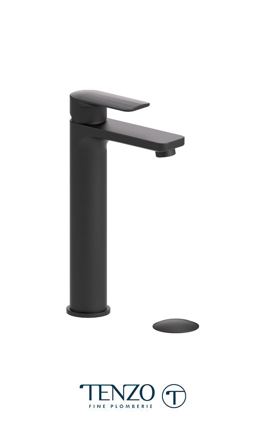 TENZO DE12H-P Delano Single Hole Tall Lavatory Faucet With (Overflow) Drain