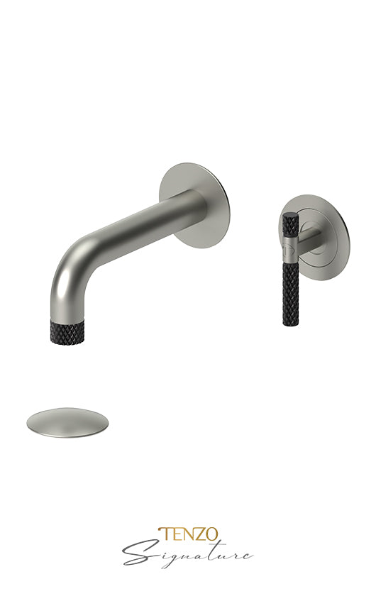 TENZO BE14-C-W Wall Mount Lavatory Faucet With (W/O Overflow) Drain Bellacio-C