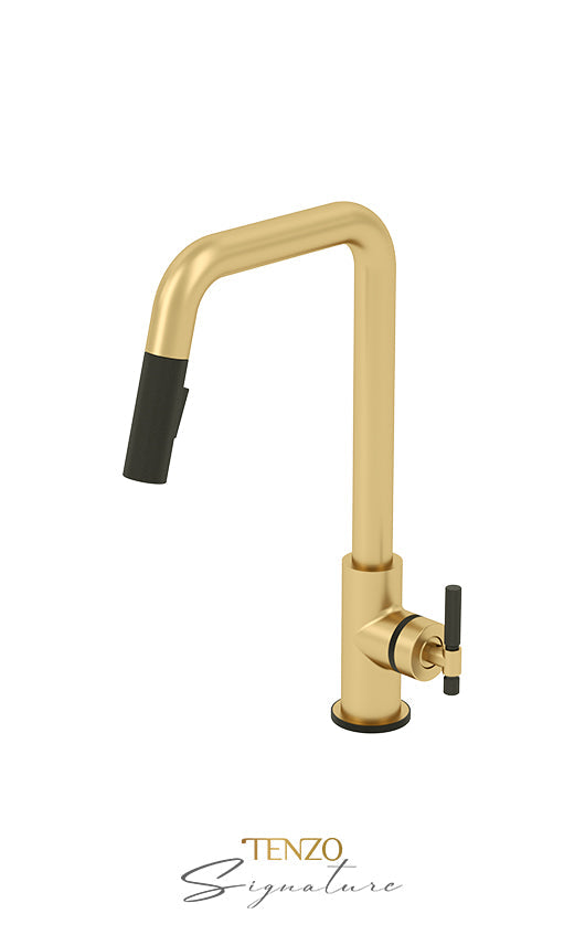 TENZO BE131-F Single-Handle Kitchen Faucet Bellacio With Pull-Down & 2-Function Hand Shower