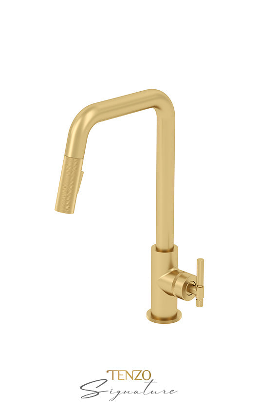 TENZO BE131-F Single-Handle Kitchen Faucet Bellacio With Pull-Down & 2-Function Hand Shower