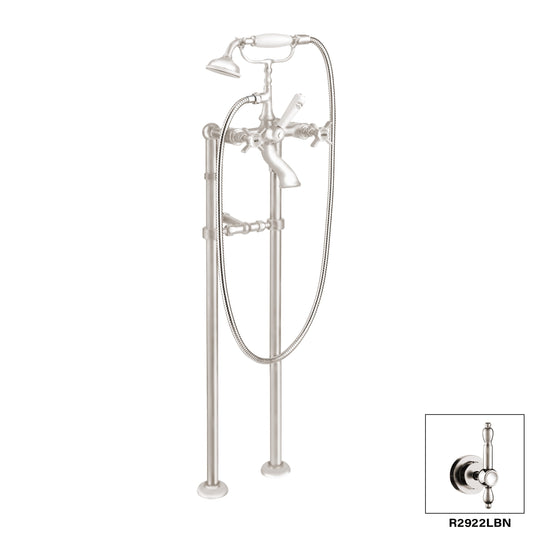DISEGNO R2922L Nostalgia Floor Mount Tub Filler
