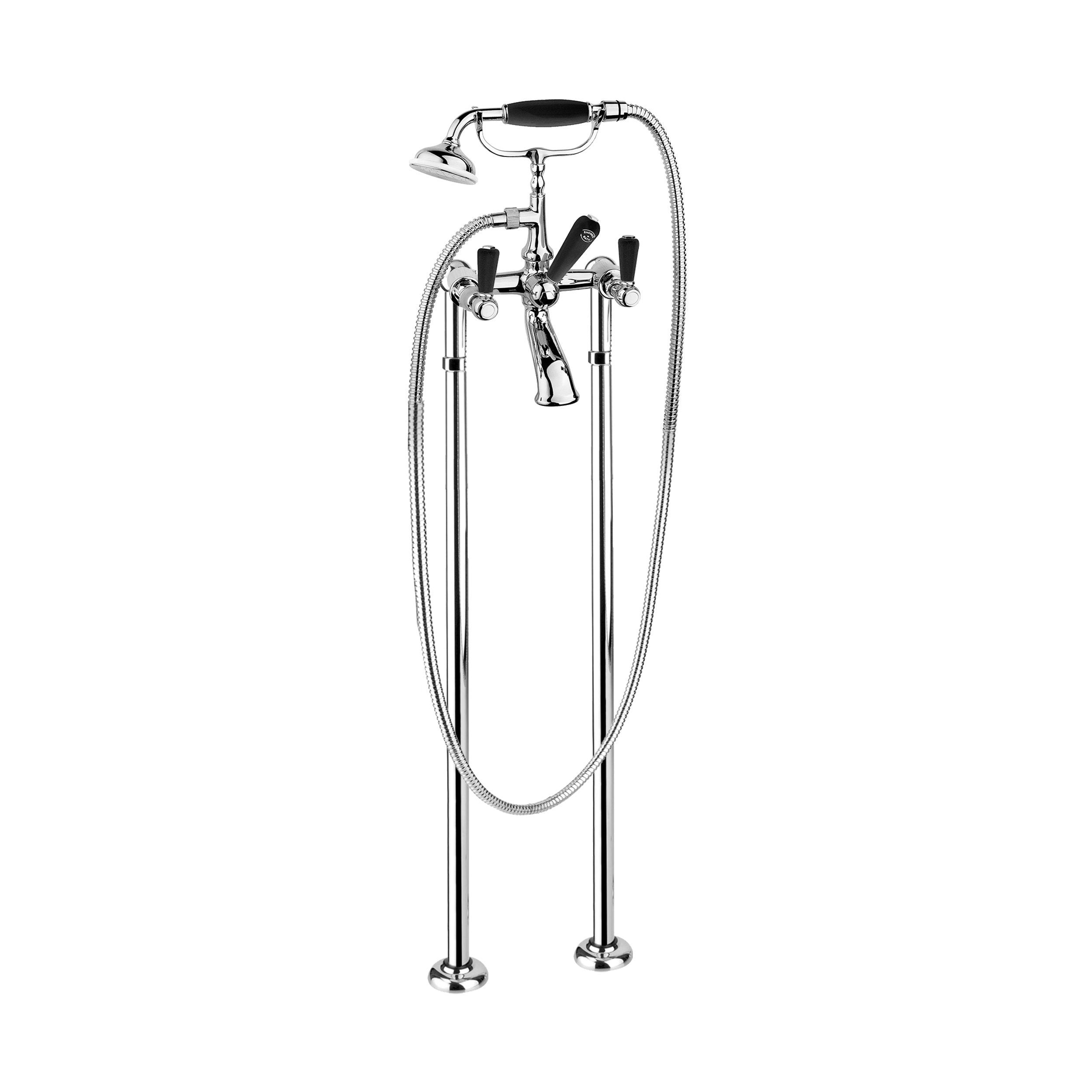 DISEGNO R2924L Regent Floor Mount Tub Filler