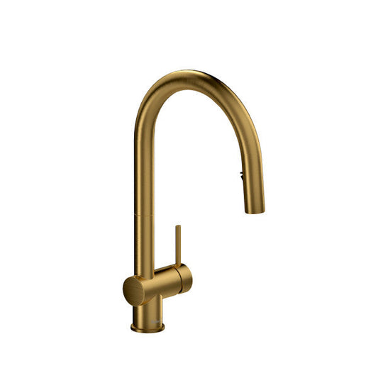 RIOBEL AZ201 Azure Pull-Down Kitchen Faucet With C-Spout