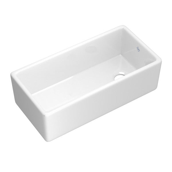 SHAWS MS3618 36 Inch Shaker Single Bowl Apron Front Fireclay Kitchen Sink