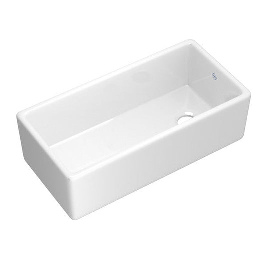 SHAWS MS3618 36 Inch Shaker Single Bowl Apron Front Fireclay Kitchen Sink